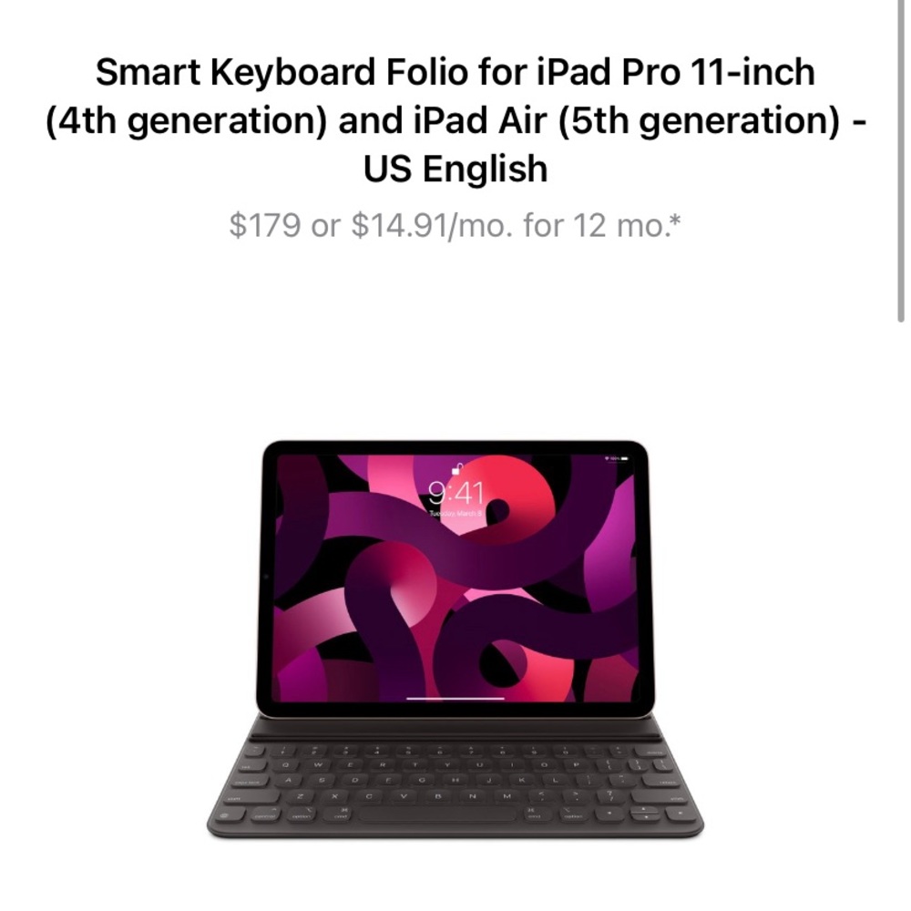 Smart Keyboard Folio for iPad